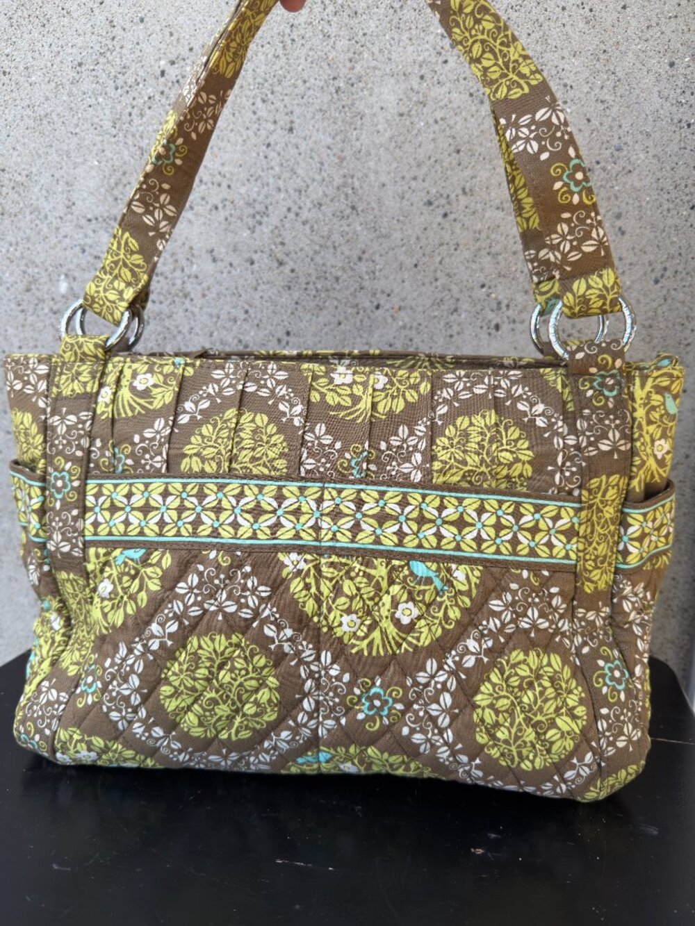 Vera Bradley Sittin In A Tree Retired Pattern Shoulder Bag